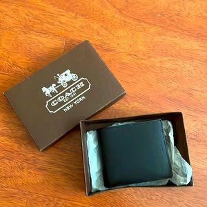 Coach black wallet